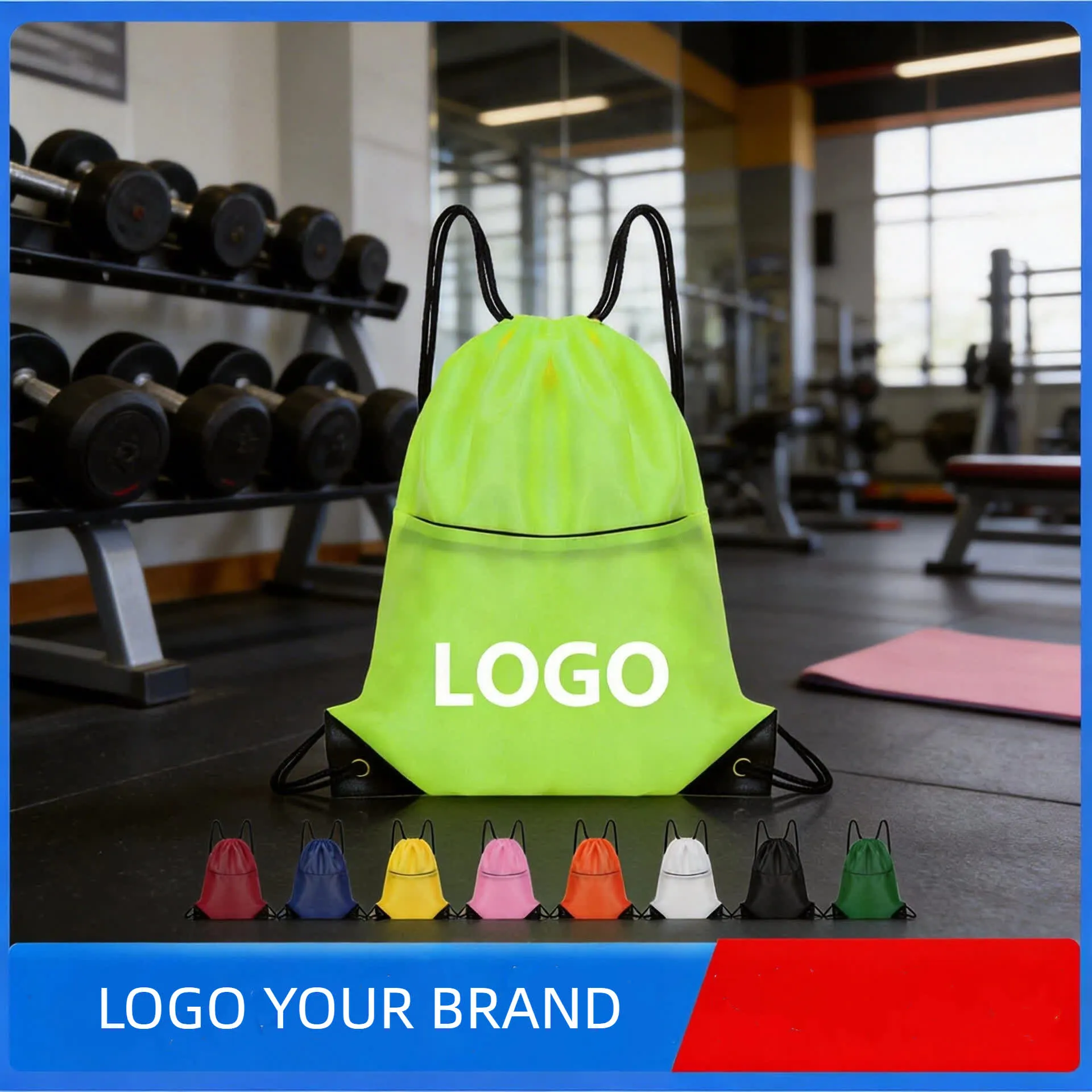custom 210d waterproof drawstring backpack - supplier documentation review available