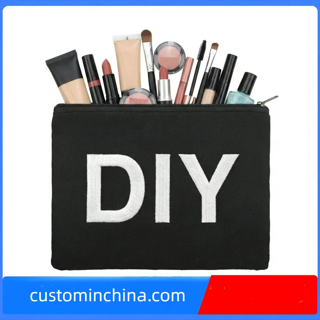custom canvas cosmetic bag diy craft - supplier documentation review available