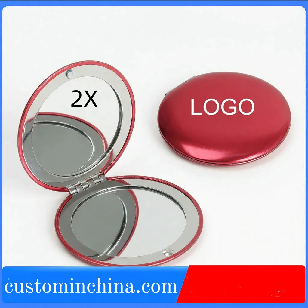 custom aluminum compact mirror round - supplier documentation review available