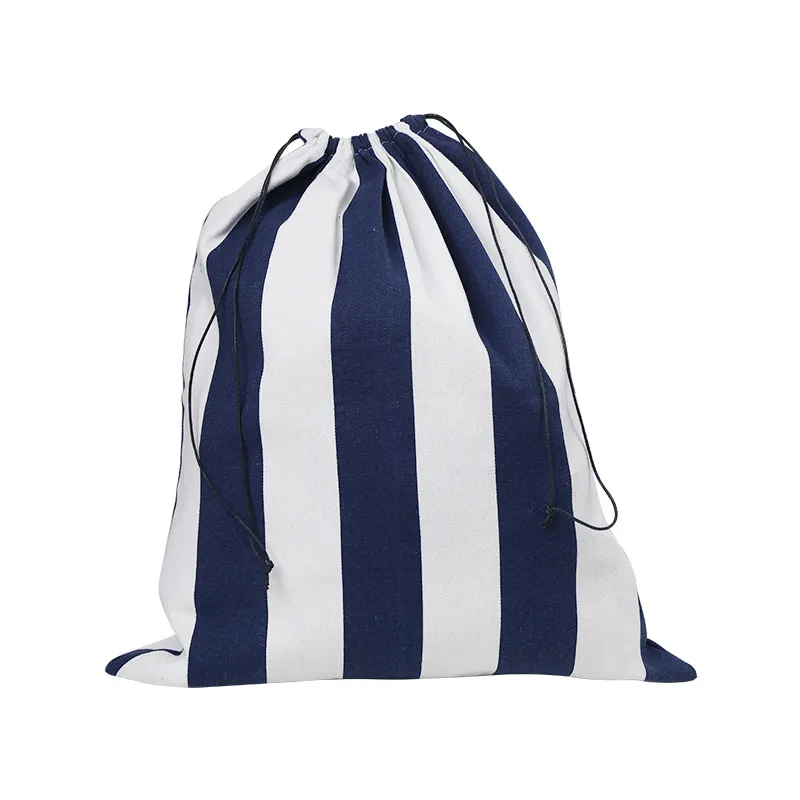 custom Whitsunday blue drawstring bag promotional sackpack