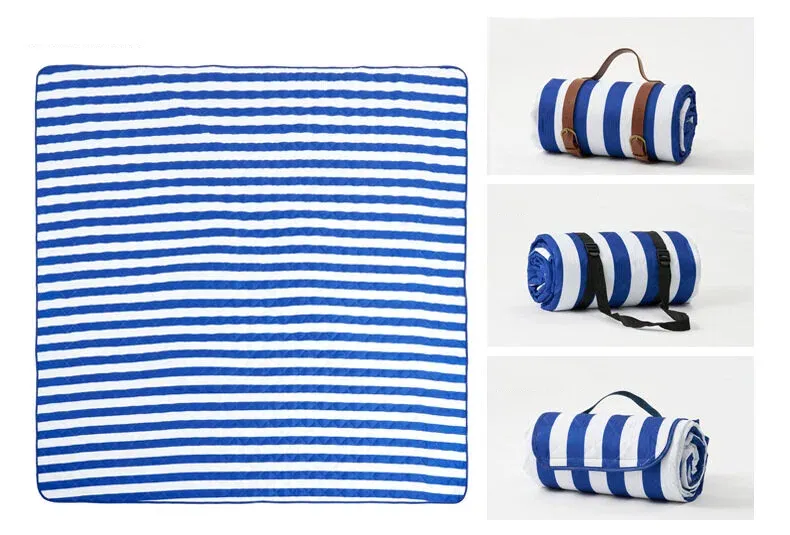 custom Whitsunday blue picnic blanket outdoor beach mat