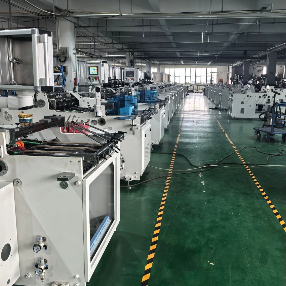 custom paper box making machine carton trimming machine and tissue production line