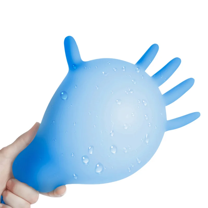custom disposable latex examination gloves non sterile powder free surgical glove supplier