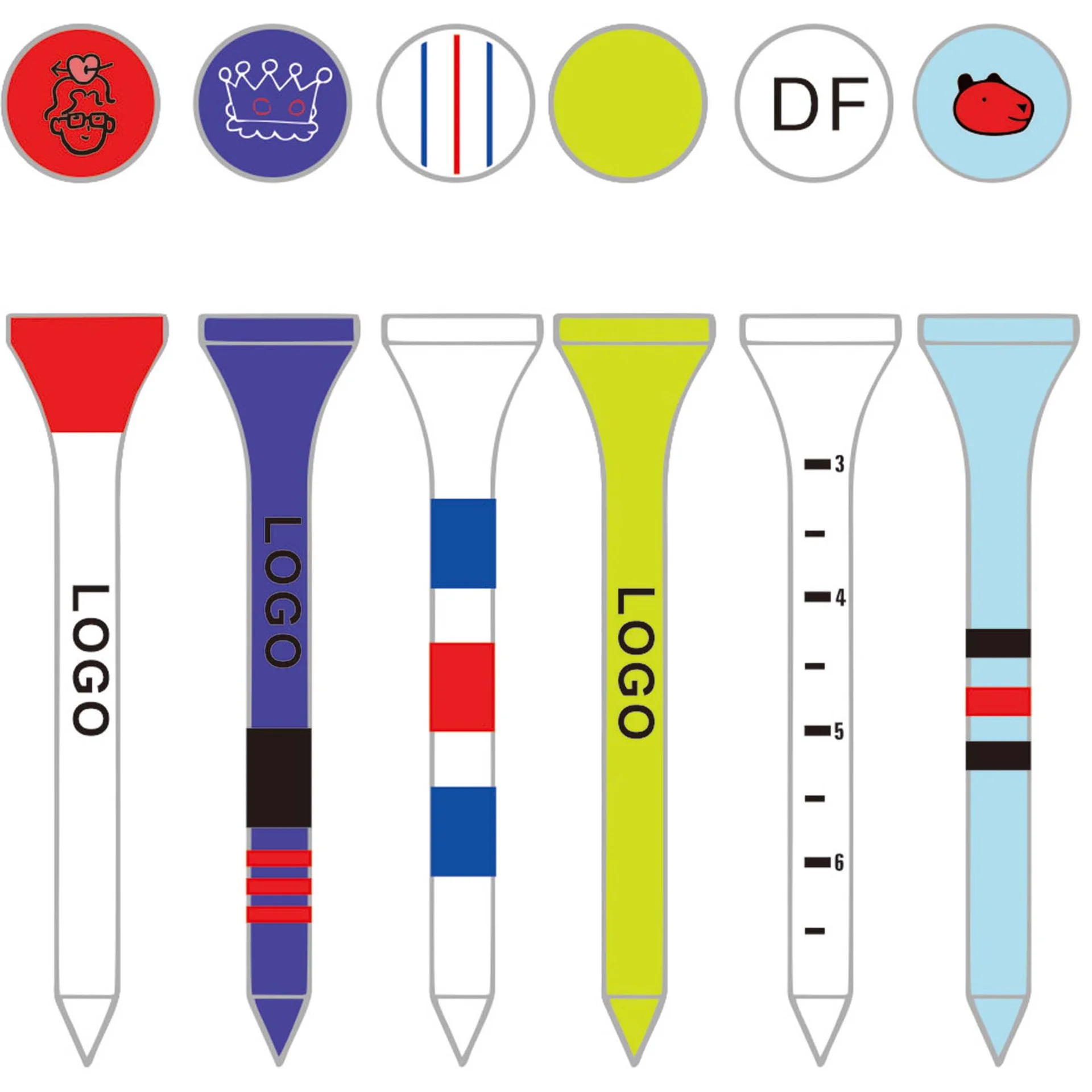 custom personalized golf tees supplier