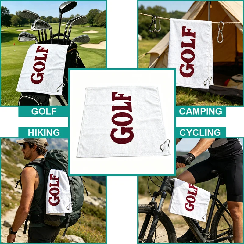 custom promotional golf towels supplier