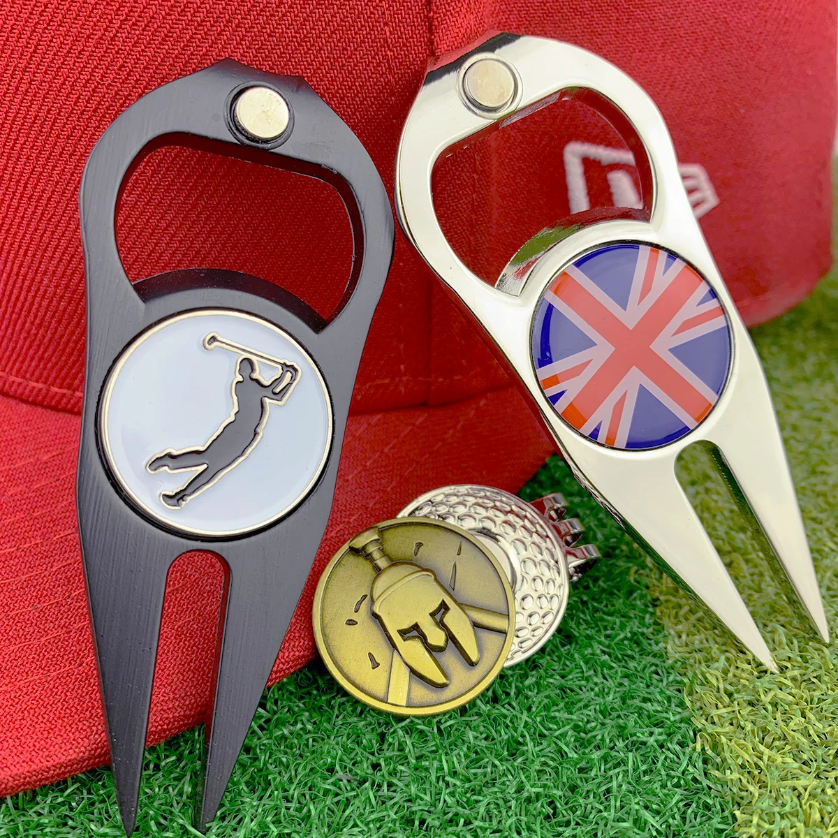 custom golf ball markers divot tools supplier