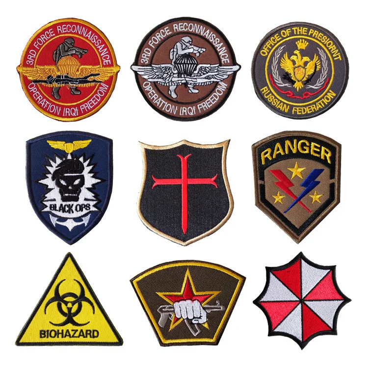 custom embroidered patches supplier