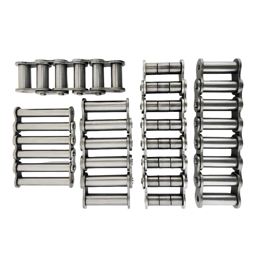 widened inner roller chain for shot blasting machines supplier