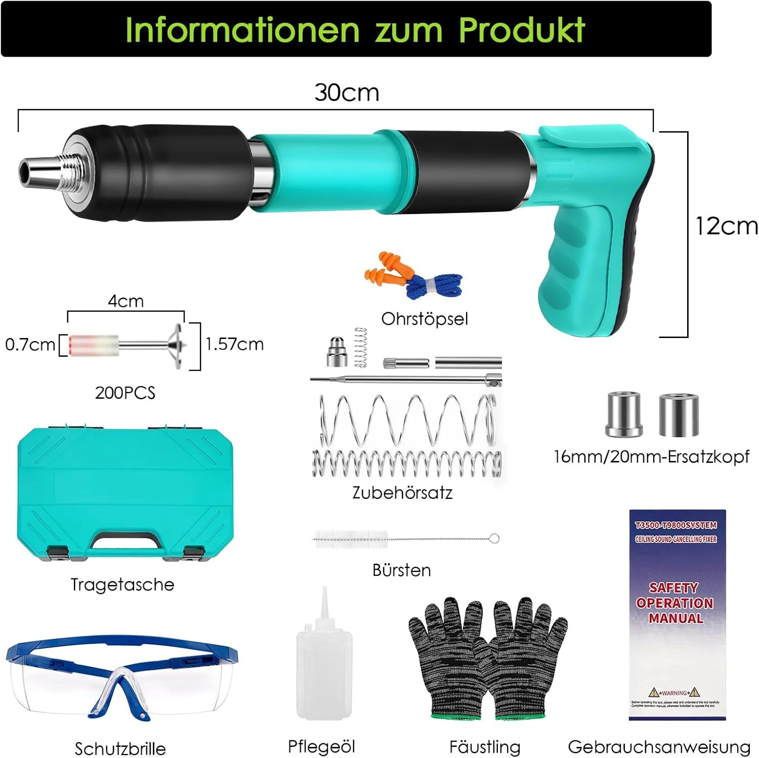 mini powder-actuated nail gun for ceiling and wall fixing supplier