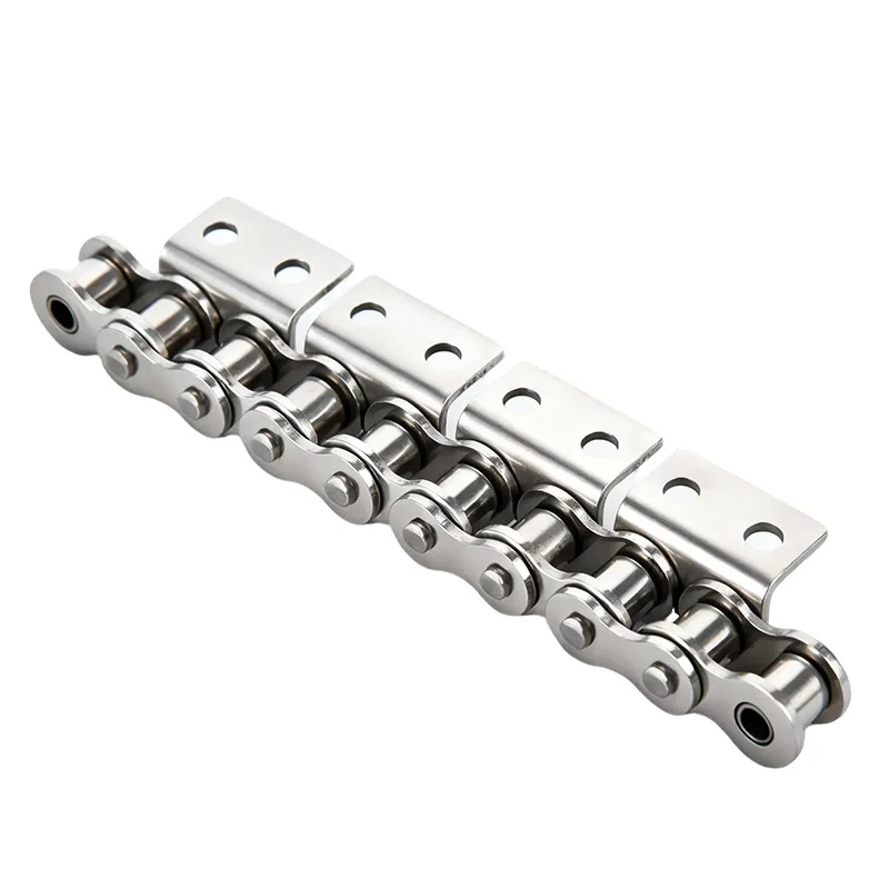 304 stainless steel bent attachment conveyor chain supplier