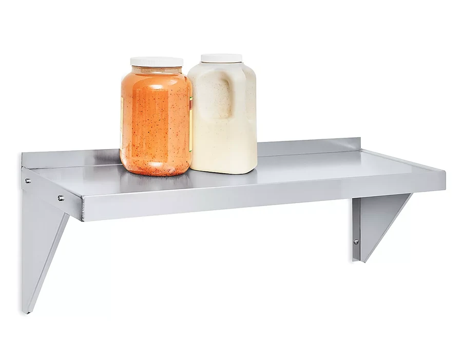 Aluminum Wall-Mount Shelving