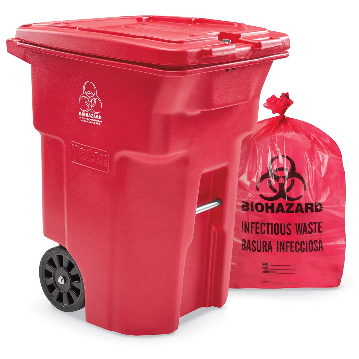 Biohazard Can With Wheels