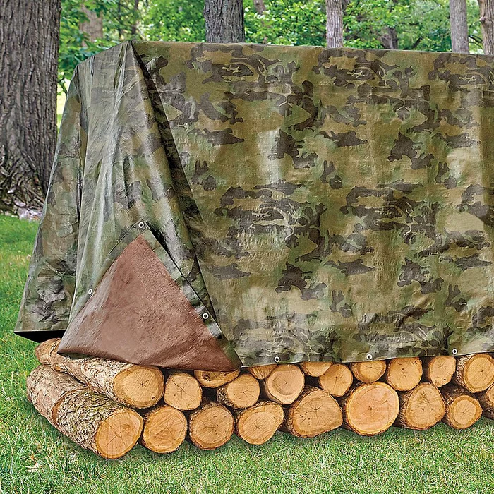 Camouflage Heavy Duty Woven Tarps
