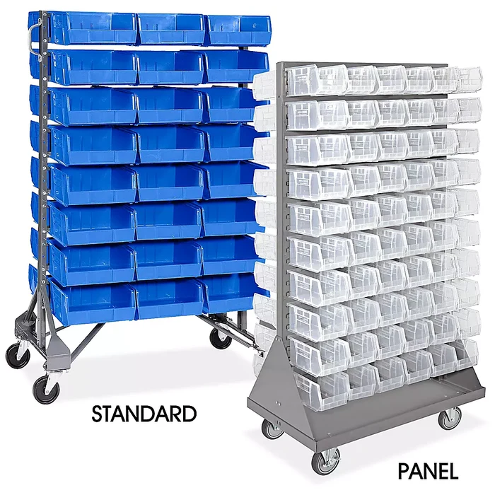 Mobile Stackable Bin Organizers