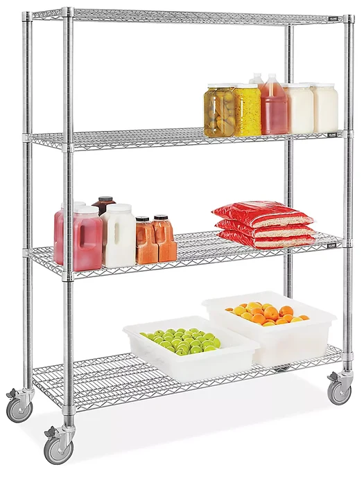 Stainless Steel Mobile Shelving