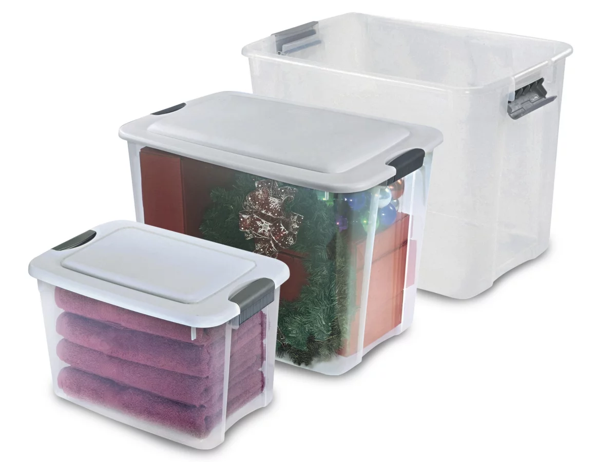 Clear Storage Boxes