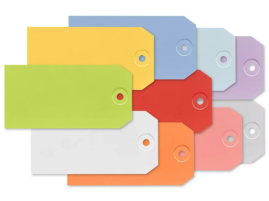 Colored Shipping Tags