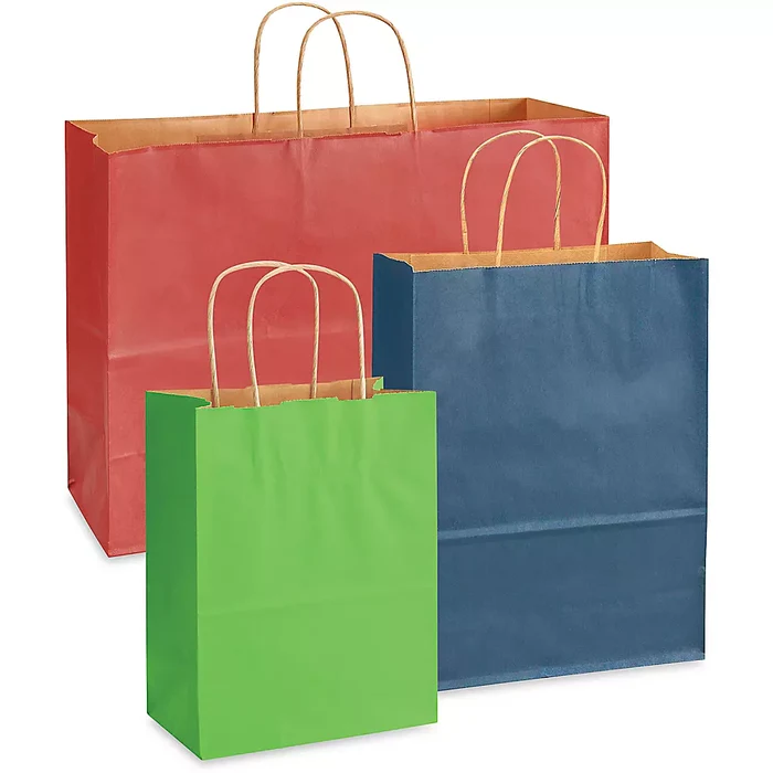 Colored Shopping Bags