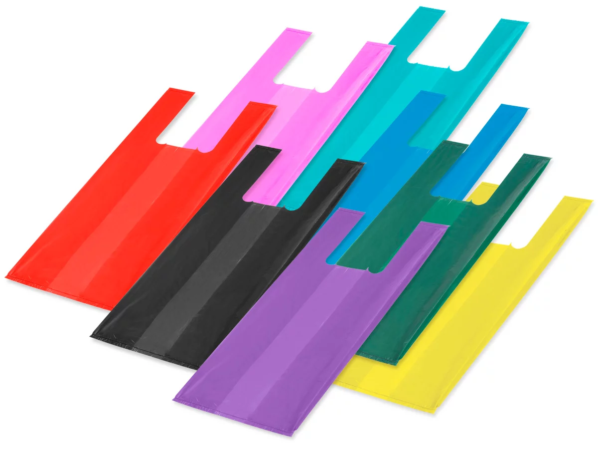 Colored T Shirt Bags