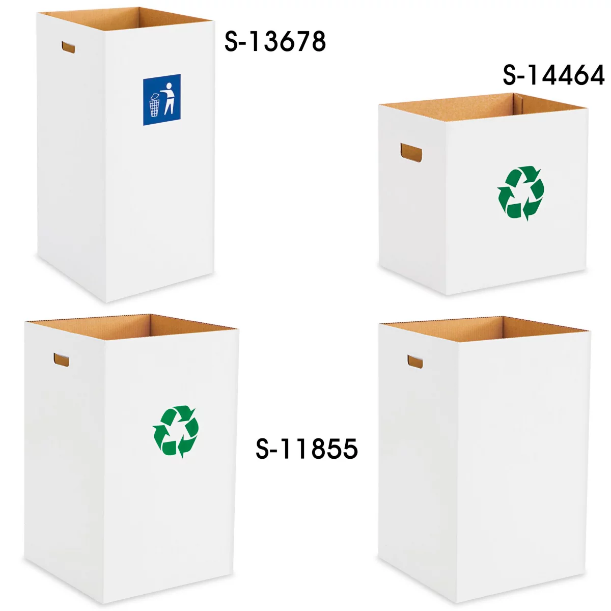 Corrugated Trash Cans