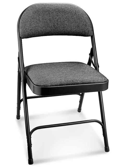 Fabric Padded Steel Folding Chairs