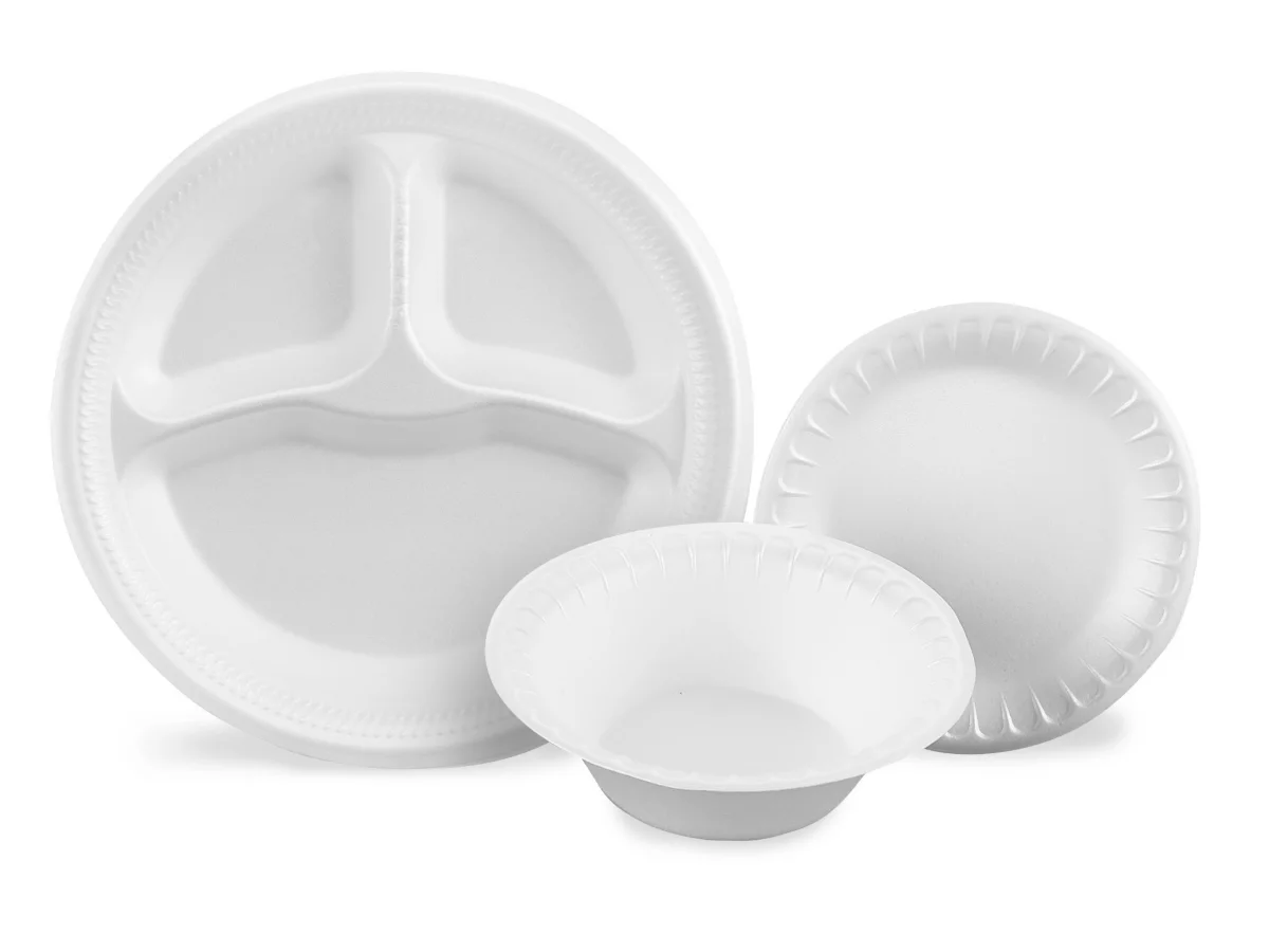 Foam Plates And Bowls