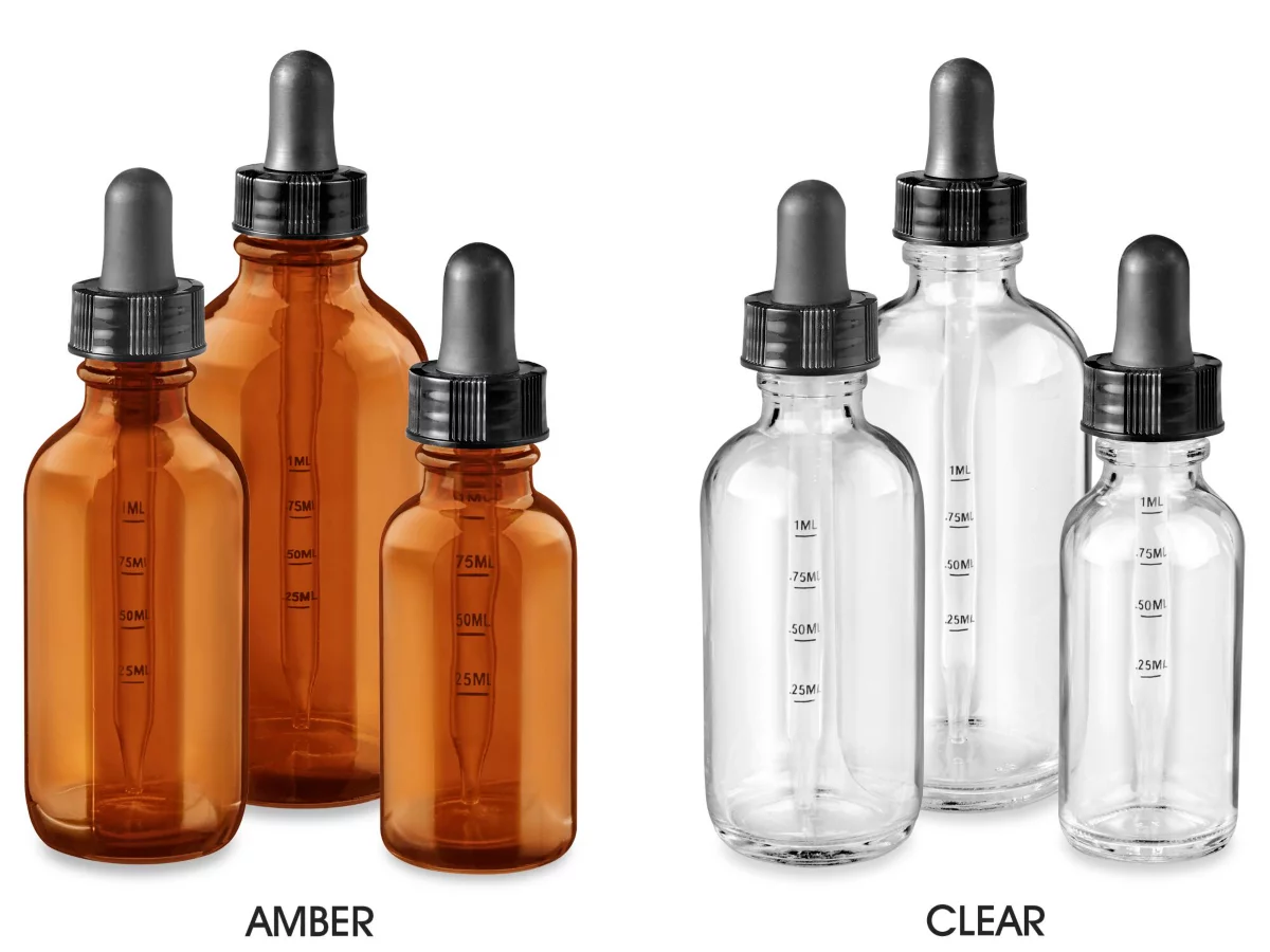 Graduated Glass Dropper Bottles