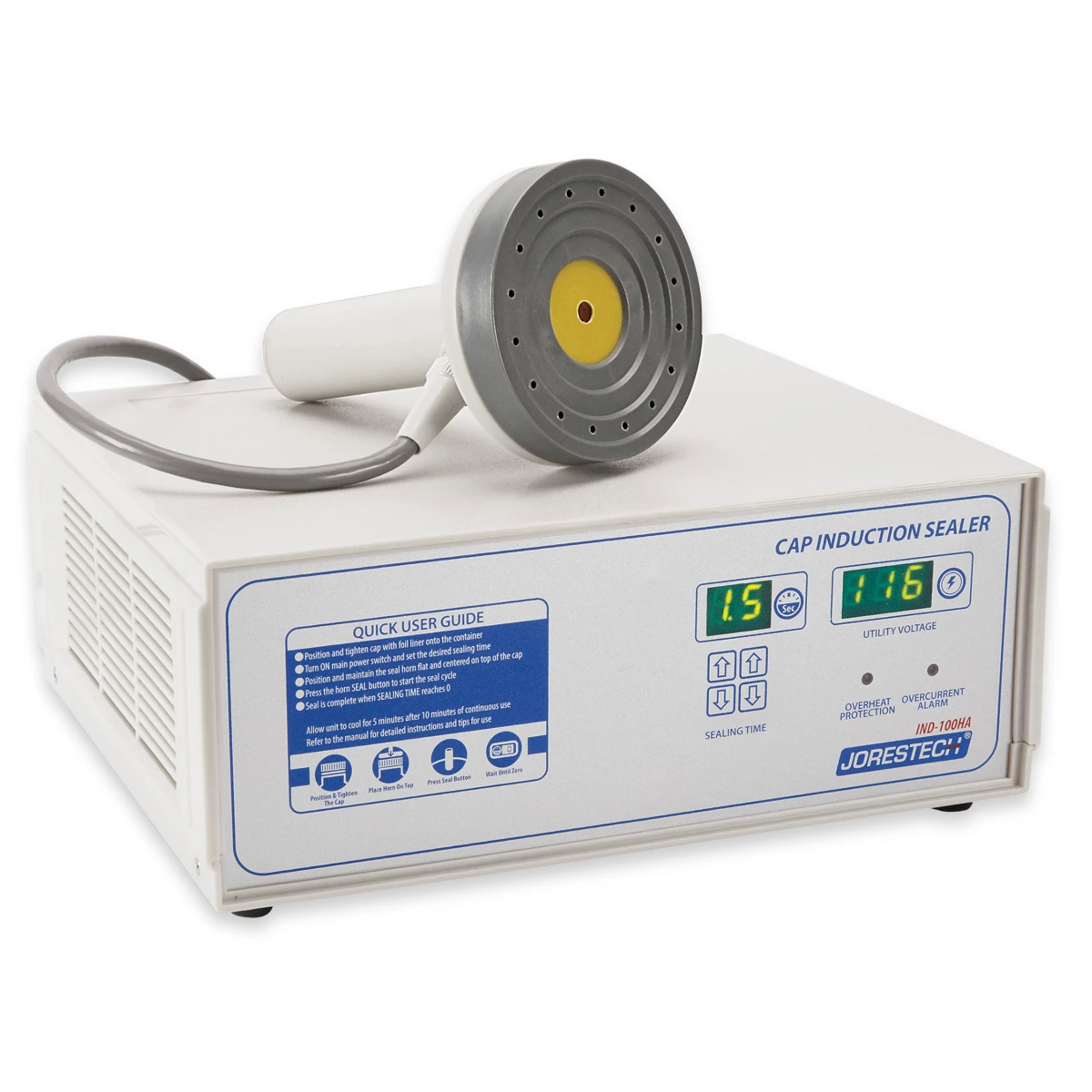 Handheld Induction Sealer and Caps