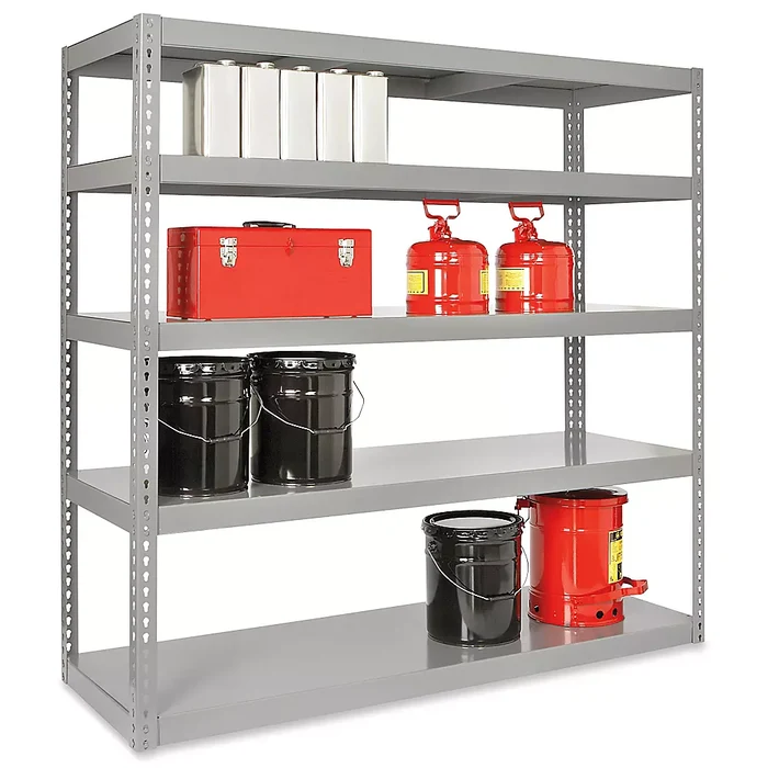 Heavy-Duty Steel Shelving
