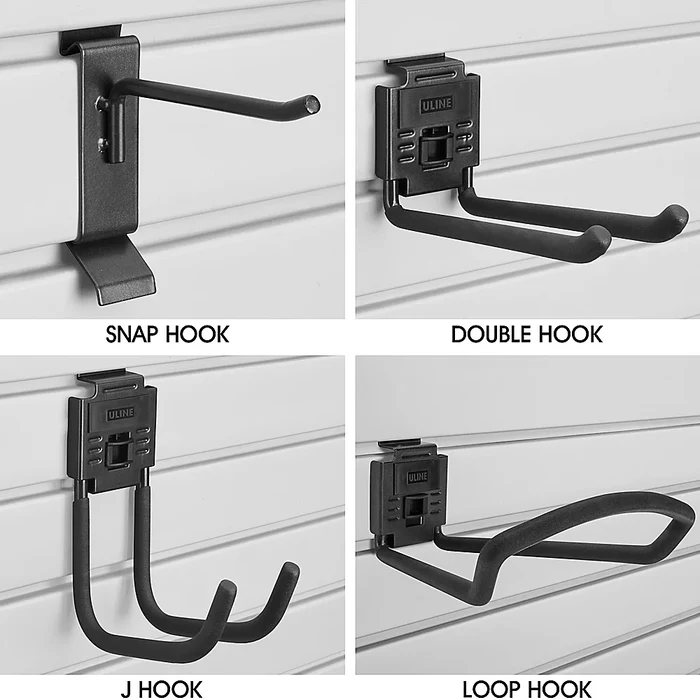 Industrial PVC Slatwall Accessories