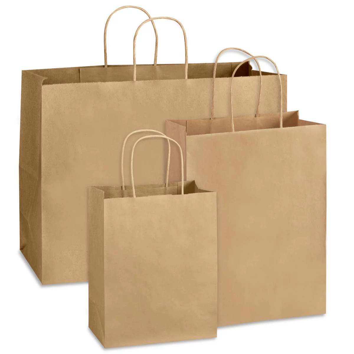 Kraft Paper Shopping Bags