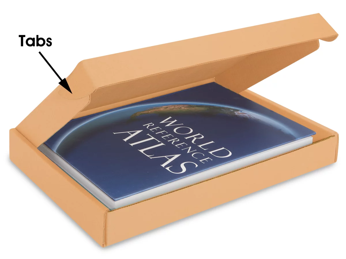 Kraft Tab Locking Literature Mailers