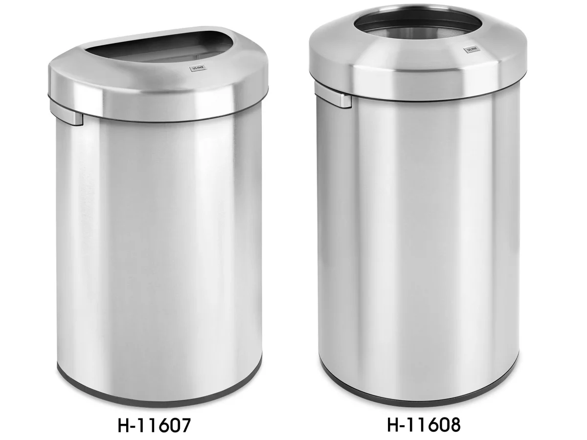 Open Top Trash Cans