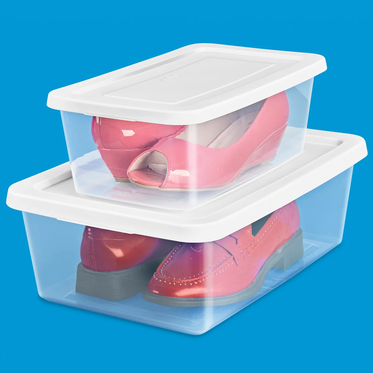 Plastic Shoe Boxes