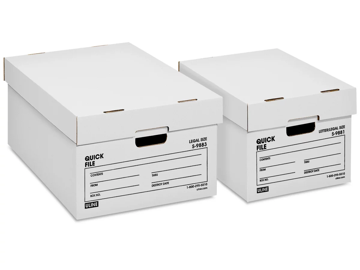 Quick File Boxes