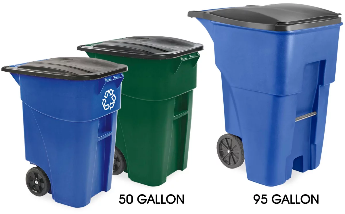 Recycling Containers With Wheels