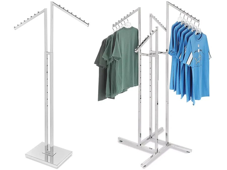 Slant Arm Clothes Racks