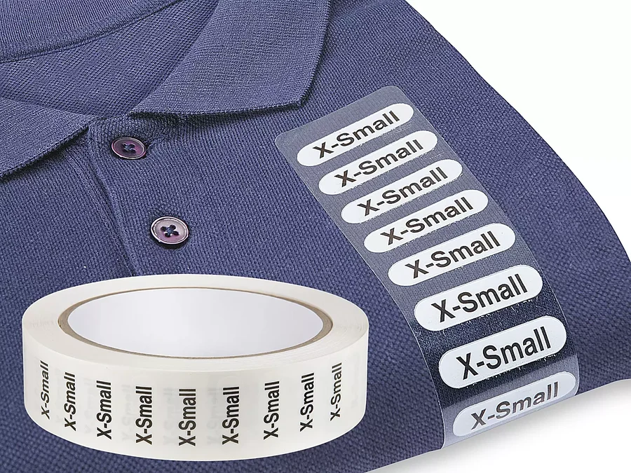 Strip Size Labels