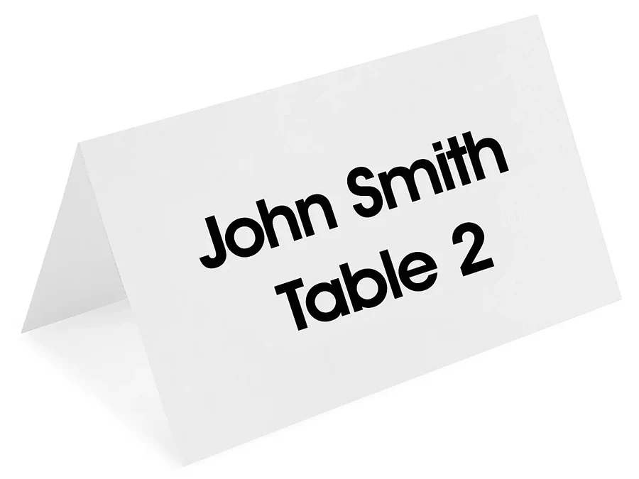 Tent Cards