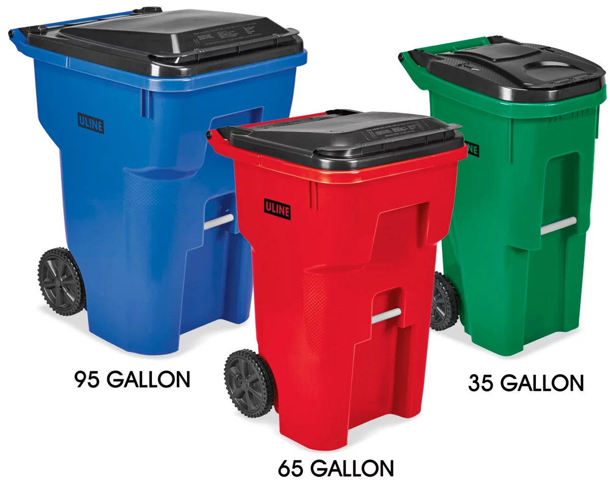 Trash Cans With Wheels