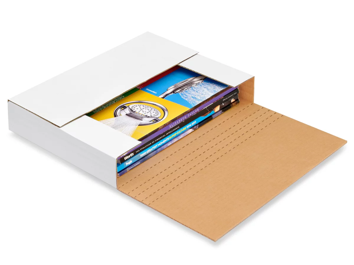 White Easy-Fold Mailers