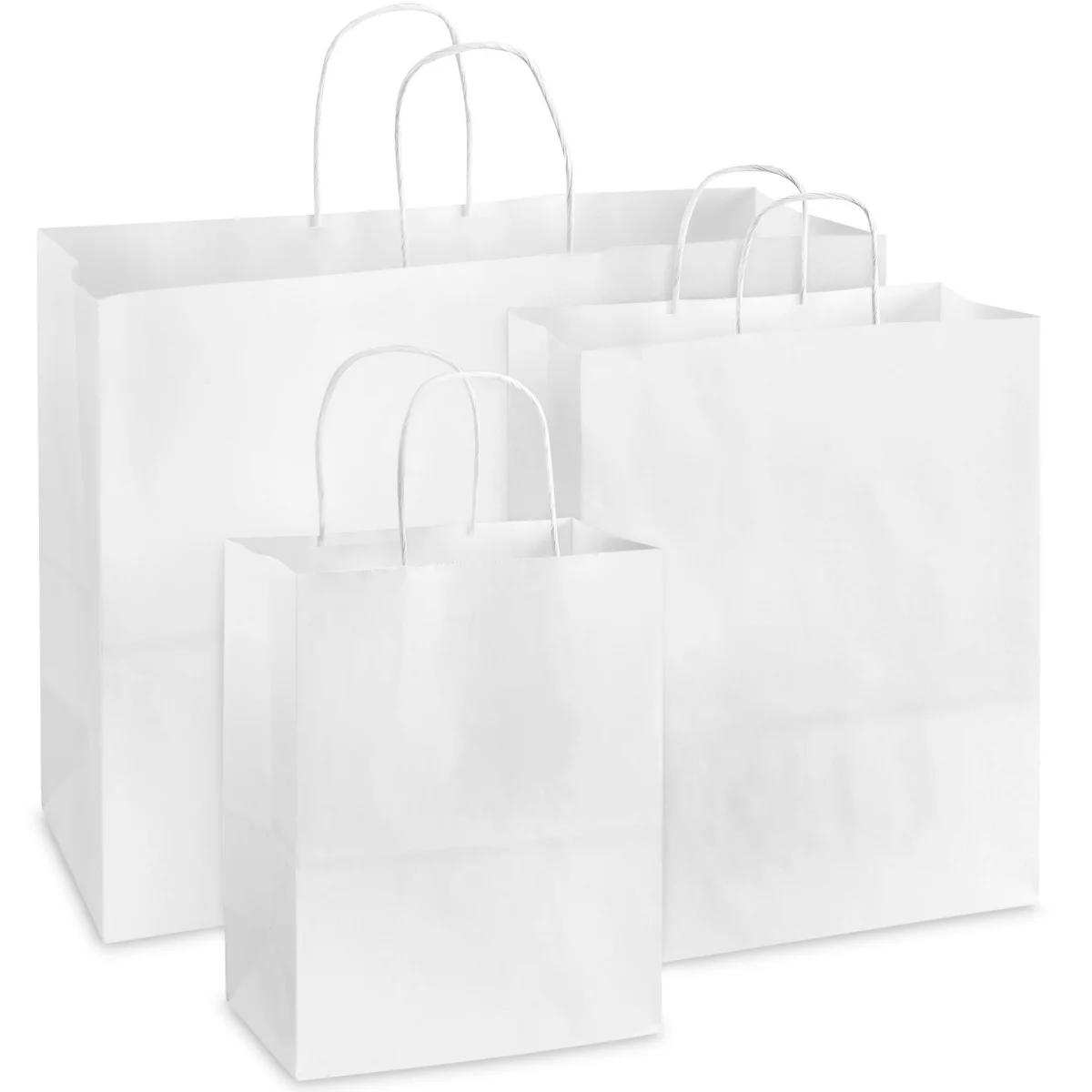 White Paper Shopping Bags